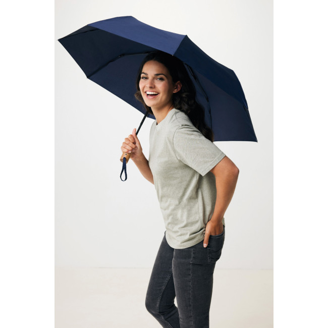 Mini parapluie personnalisé en rPET Kaycey 21" 