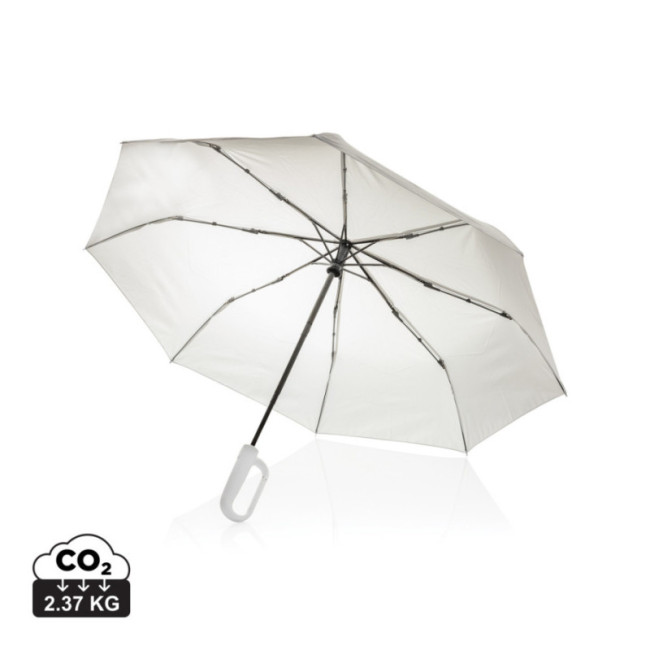 Parapluie avec mousqueton en rPET AWARE™ Yara 21'' 