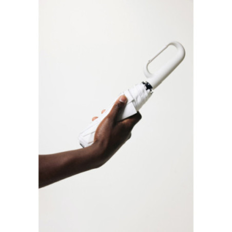 Parapluie avec mousqueton en rPET AWARE™ Yara 21'' 