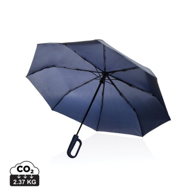 Parapluie avec mousqueton en rPET AWARE™ Yara 21'' 