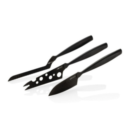 Set couteaux à fromage personnalisé BOSKA Monaco+ Noir 