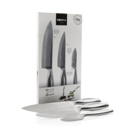 Set de 3 couteaux de cuisine BOSKA Monaco+ 