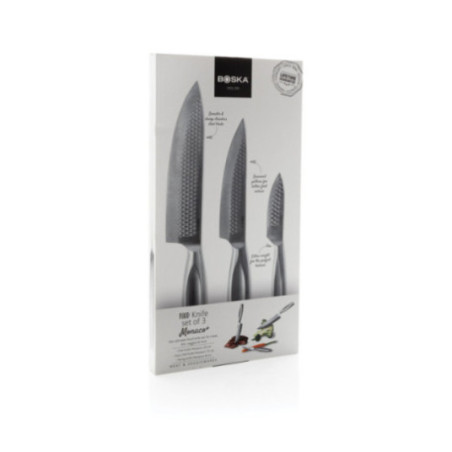Set de 3 couteaux de cuisine BOSKA Monaco+ 