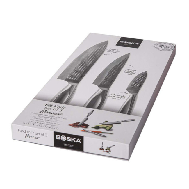 Set de 3 couteaux de cuisine BOSKA Monaco+ 