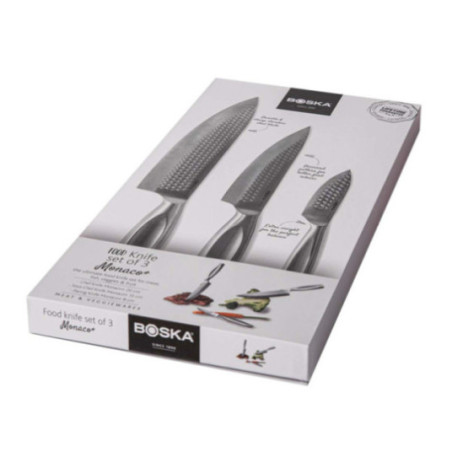 Set de 3 couteaux de cuisine BOSKA Monaco+ 
