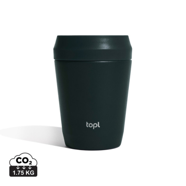 Mug de voyage personnalisé en acier recyclé Topl 235 ml 