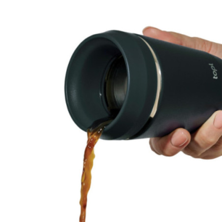 Mug de voyage personnalisé en acier recyclé Topl 235 ml 