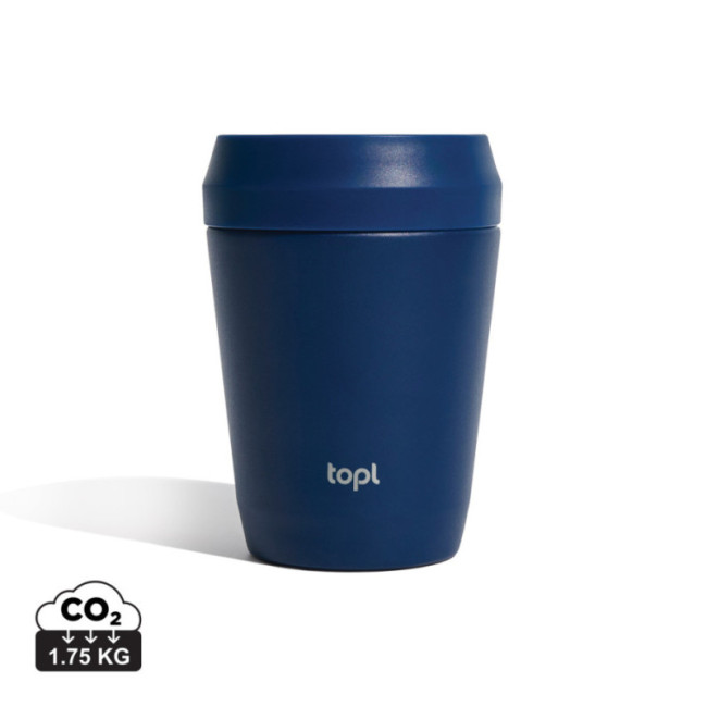 Mug de voyage personnalisé en acier recyclé Topl 235 ml 
