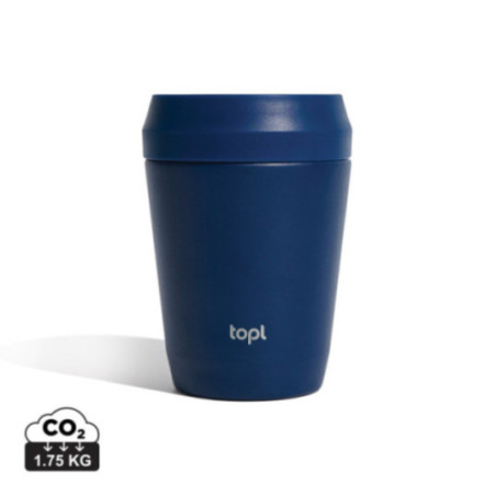 Mug de voyage personnalisé en acier recyclé Topl 235 ml 