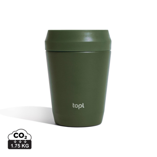 Mug de voyage personnalisé en acier recyclé Topl 235 ml 