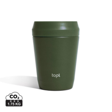 Mug de voyage personnalisé en acier recyclé Topl 235 ml 
