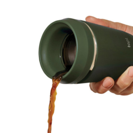 Mug de voyage personnalisé en acier recyclé Topl 235 ml 