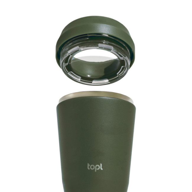 Mug de voyage personnalisé en acier recyclé Topl 235 ml 