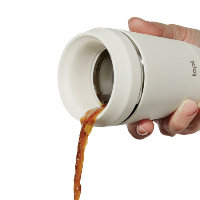 Mug de voyage personnalisé en acier recyclé Topl 235 ml 