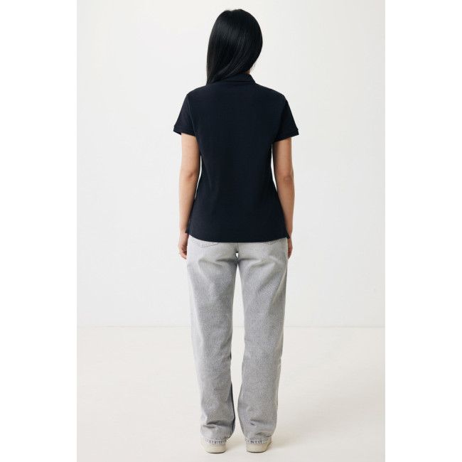 Polo femme personnalisé en coton recyclé Iqoniq Yosemite 