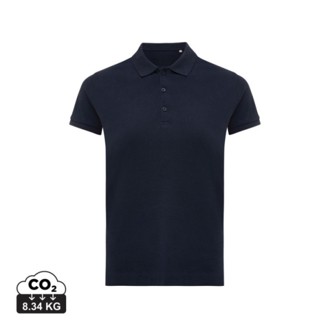 Polo femme personnalisé en coton recyclé Iqoniq Yosemite 