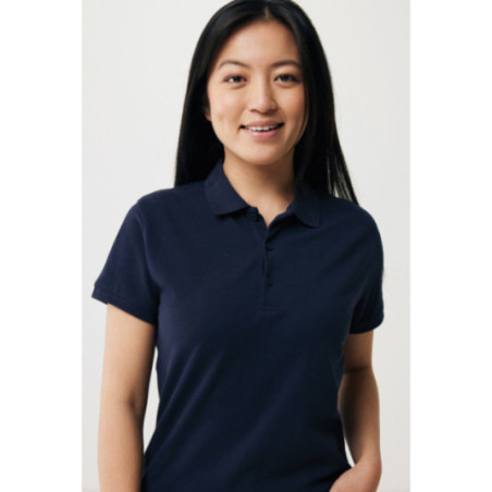 Polo femme personnalisé en coton recyclé Iqoniq Yosemite 