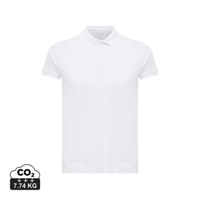 Polo femme personnalisé en coton recyclé Iqoniq Yosemite 