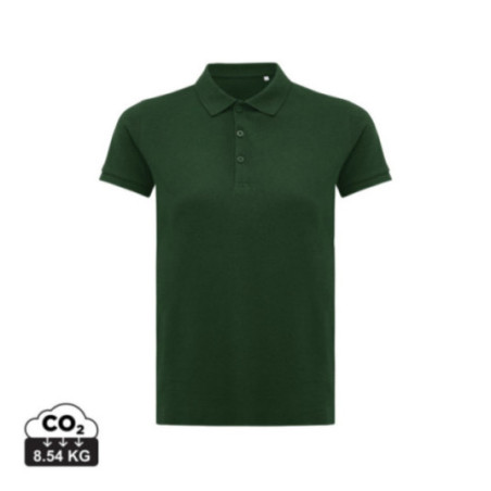 Polo femme personnalisé en coton recyclé Iqoniq Yosemite 