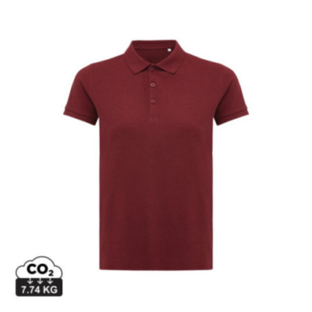 Polo femme personnalisé en coton recyclé Iqoniq Yosemite 