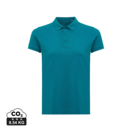 Polo femme personnalisé en coton recyclé Iqoniq Yosemite 
