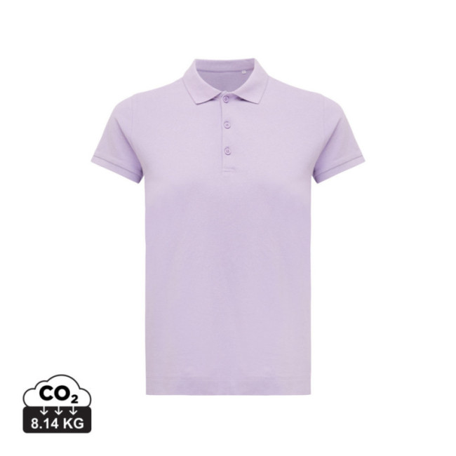 Polo femme personnalisé en coton recyclé Iqoniq Yosemite 