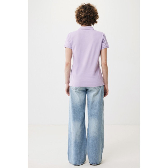 Polo femme personnalisé en coton recyclé Iqoniq Yosemite 