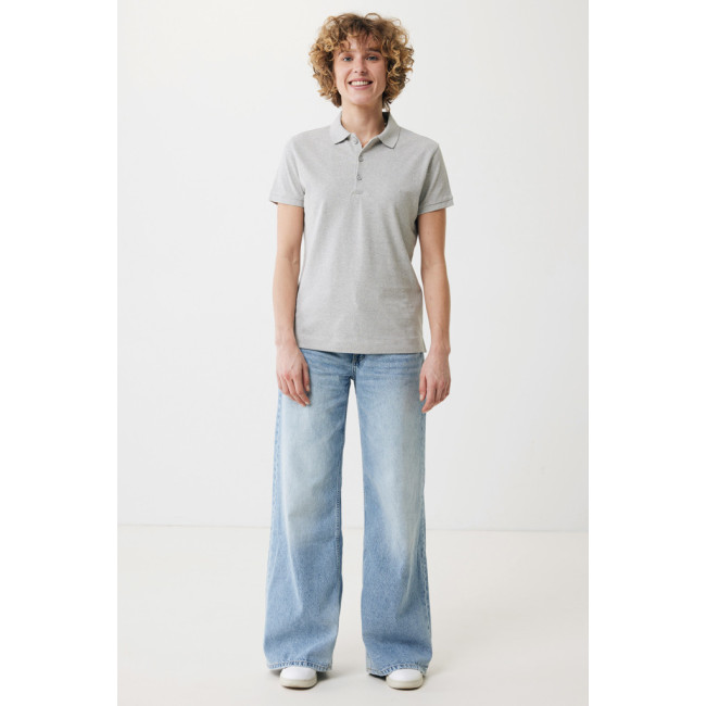 Polo femme personnalisé en coton recyclé Iqoniq Yosemite 