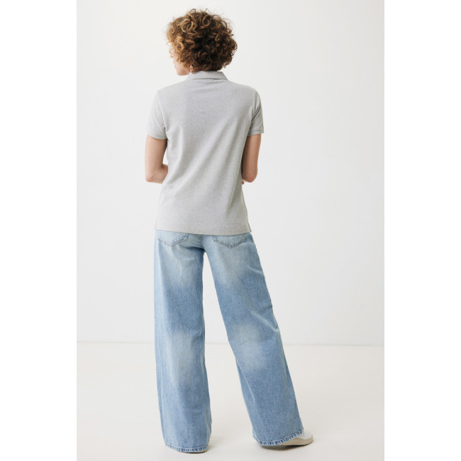 Polo femme personnalisé en coton recyclé Iqoniq Yosemite 