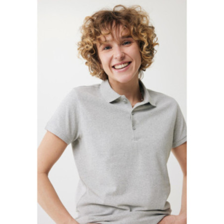 Polo femme personnalisé en coton recyclé Iqoniq Yosemite 