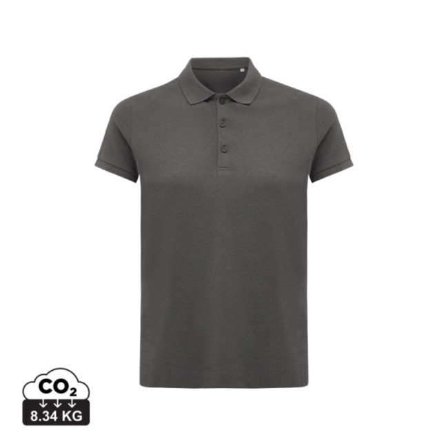 Polo femme personnalisé en coton recyclé Iqoniq Yosemite 