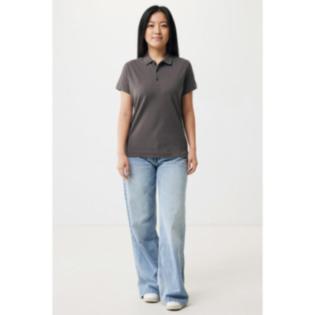 Polo femme personnalisé en coton recyclé Iqoniq Yosemite 
