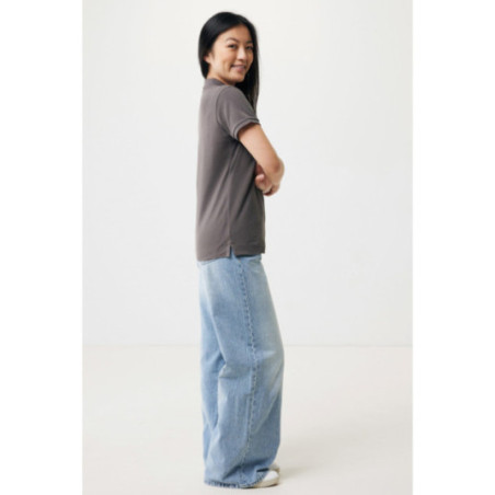 Polo femme personnalisé en coton recyclé Iqoniq Yosemite 