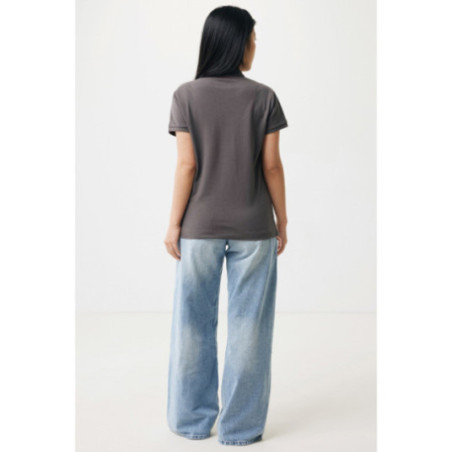 Polo femme personnalisé en coton recyclé Iqoniq Yosemite 