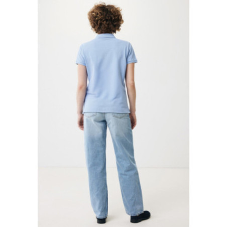 Polo femme personnalisé en coton recyclé Iqoniq Yosemite 