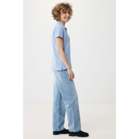 Polo femme personnalisé en coton recyclé Iqoniq Yosemite 
