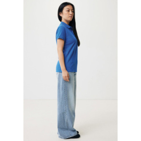 Polo femme personnalisé en coton recyclé Iqoniq Yosemite 