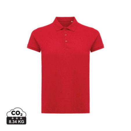 Polo femme personnalisé en coton recyclé Iqoniq Yosemite 
