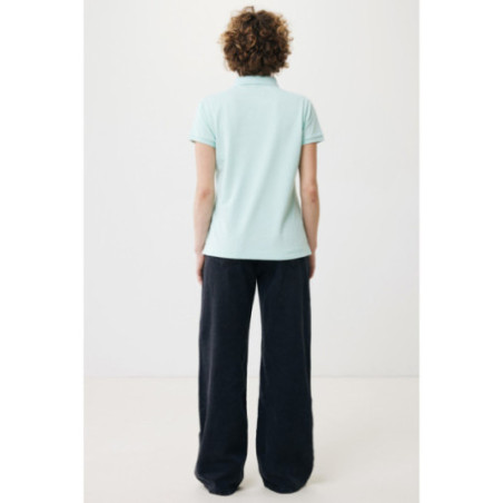 Polo femme personnalisé en coton recyclé Iqoniq Yosemite 