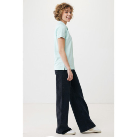 Polo femme personnalisé en coton recyclé Iqoniq Yosemite 
