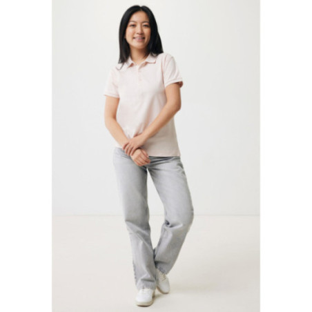 Polo femme personnalisé en coton recyclé Iqoniq Yosemite 