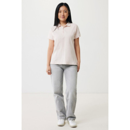 Polo femme personnalisé en coton recyclé Iqoniq Yosemite 
