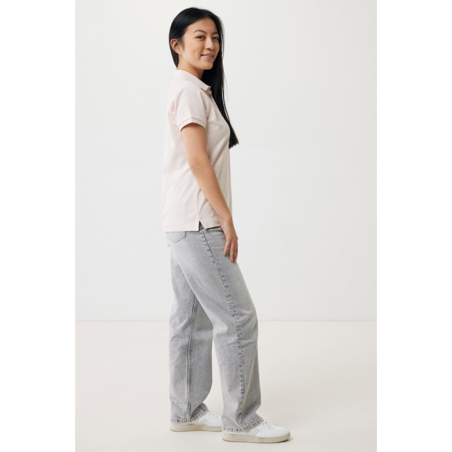 Polo femme personnalisé en coton recyclé Iqoniq Yosemite 