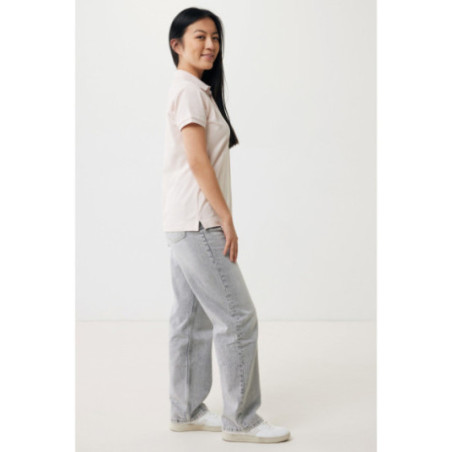 Polo femme personnalisé en coton recyclé Iqoniq Yosemite 