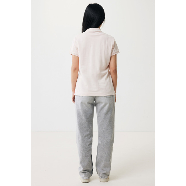 Polo femme personnalisé en coton recyclé Iqoniq Yosemite 