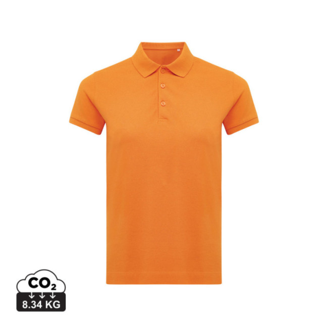 Polo femme personnalisé en coton recyclé Iqoniq Yosemite 