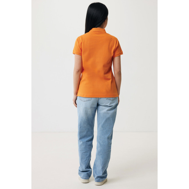 Polo femme personnalisé en coton recyclé Iqoniq Yosemite 