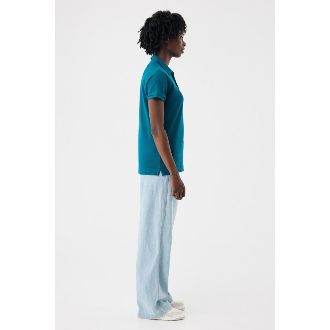 Polo femme personnalisé en coton recyclé Iqoniq Yosemite 