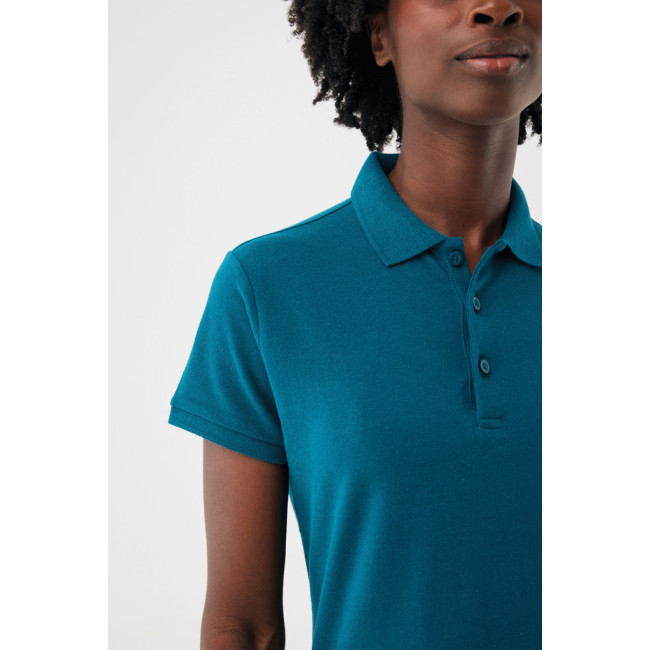 Polo femme personnalisé en coton recyclé Iqoniq Yosemite 