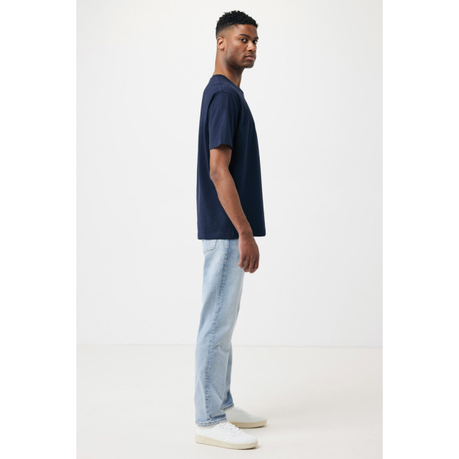 T-shirt personnalisé coupe boxy en coton recyclé Iqoniq Teide 